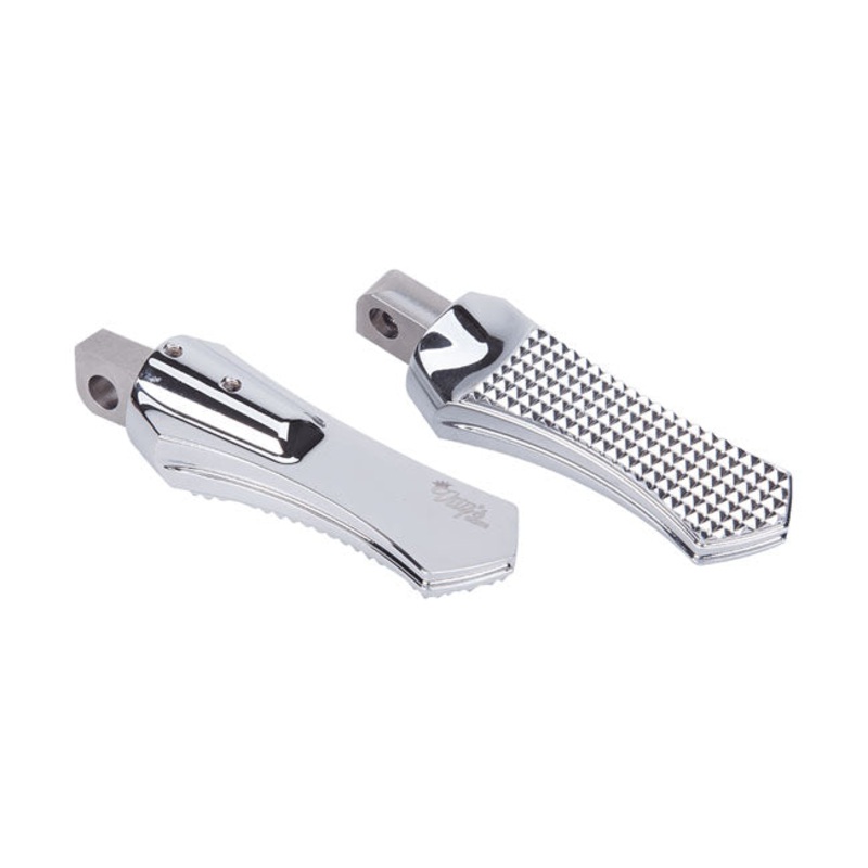 Vity”S Design Diamond Rider Foot Pegs, Chrome