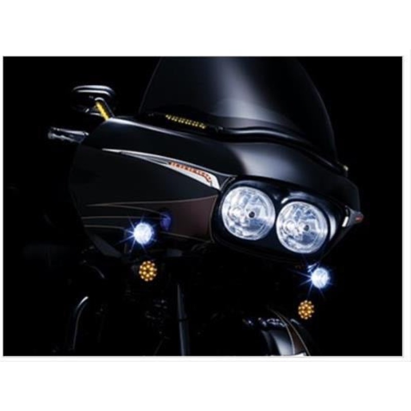 Kuryakyn 1339 HARLEY DAVIDSON FLTR LED WINDSHIELD TRIM ROAD GLIDE  98-13 FLTR
