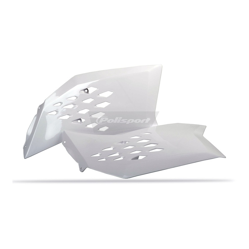 Polisport Radiator Scoops KTM SX/SXF ’07-’10 / EXC/SXCF ’08-’11 White
