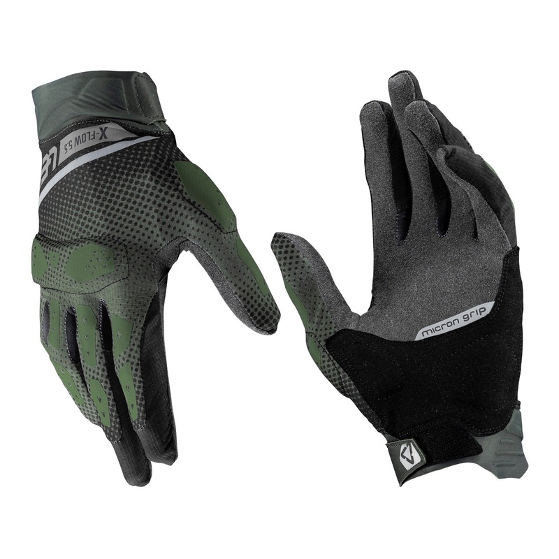 Leatt 5.5 ADV X-Flow Glove (Short) – Forest (S)