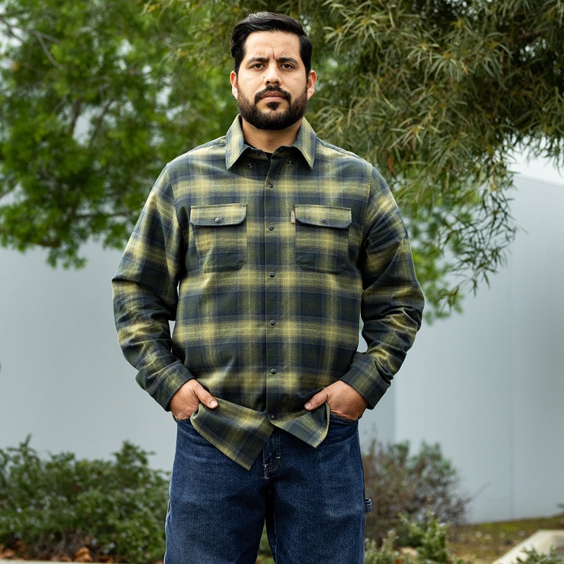 Hi Test Flannel – Moss