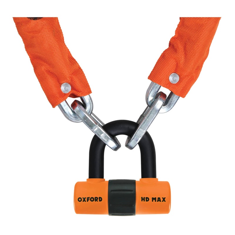 Oxford HD Chain Lock 1.5metre – Orange