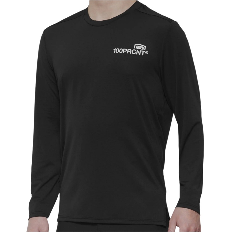 100% Airmatic Long Sleeve Cycle Jersey Black