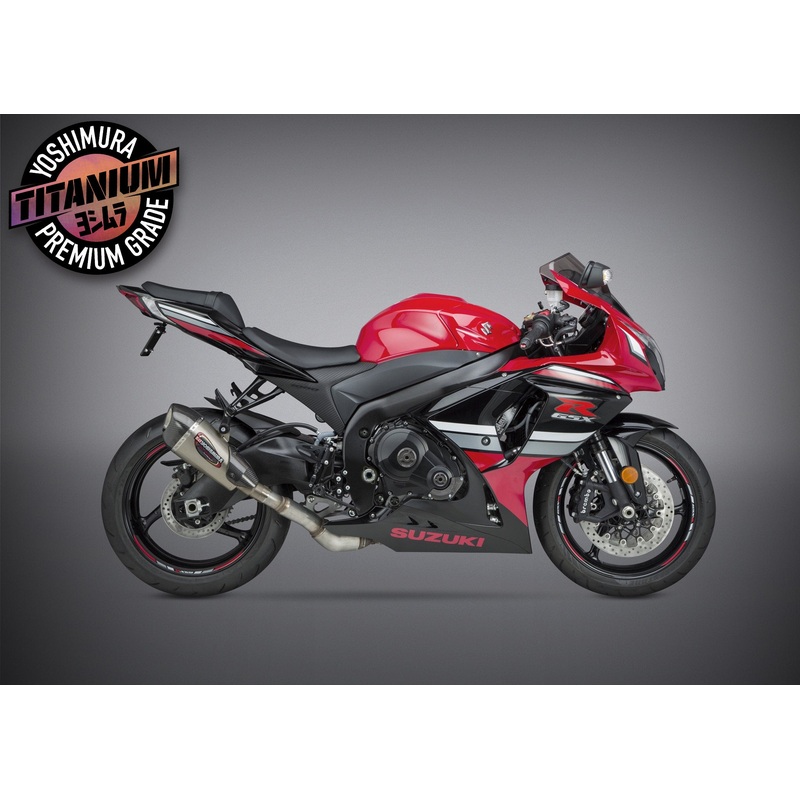 GSX-R1000 12-16 ALPHA T Slip-On Titanium Exhaust, w/ Titanium Muffler