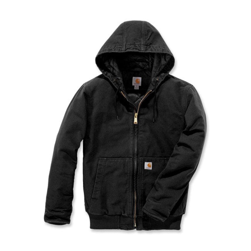 Carhartt Washed Duck Insulated Active Jacket Black