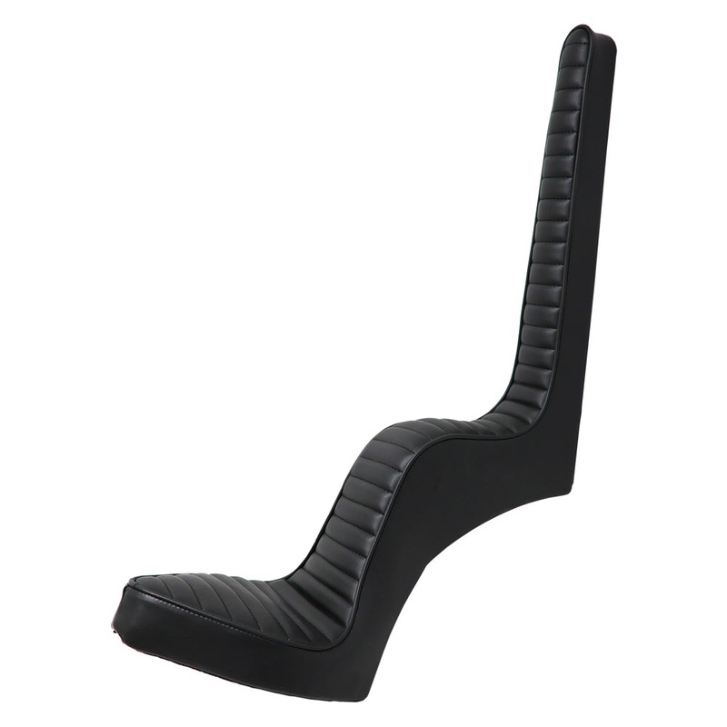 King & Queen Seat For Sportster Hardtail Kit – Pleated Stitch