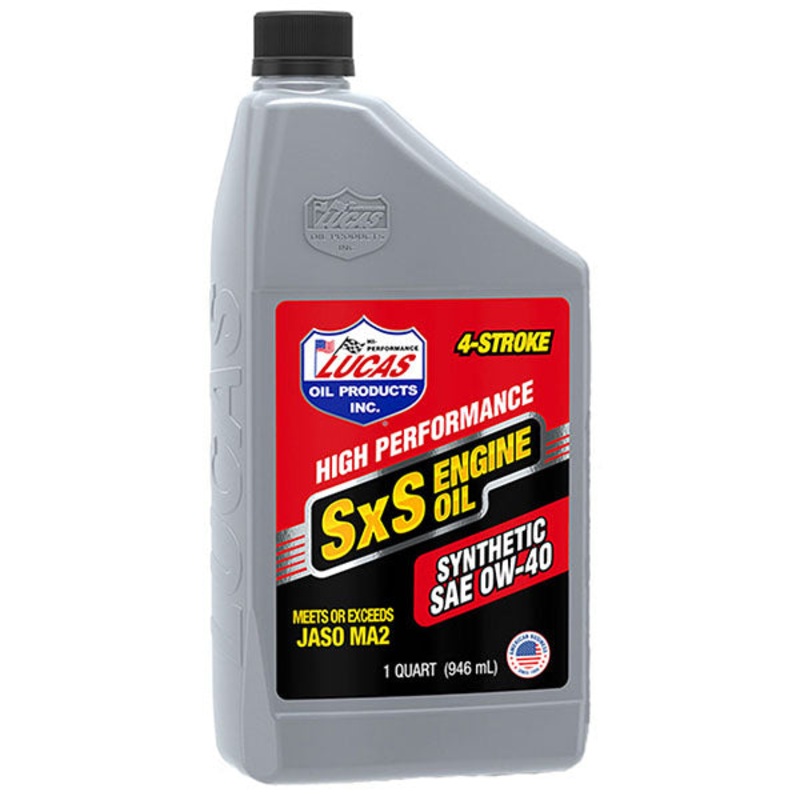 Lucas Oil – SXS Synthetic 0W-40 4-Stroke Engine Oil