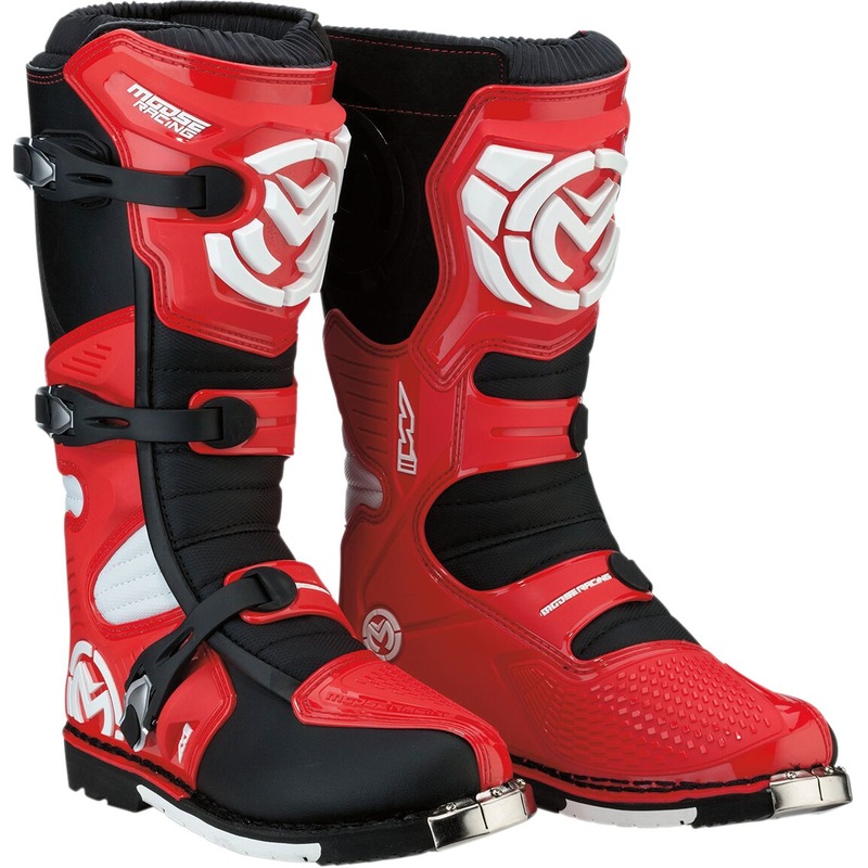 Moose Racing S18 M1.3 MX Boots Red