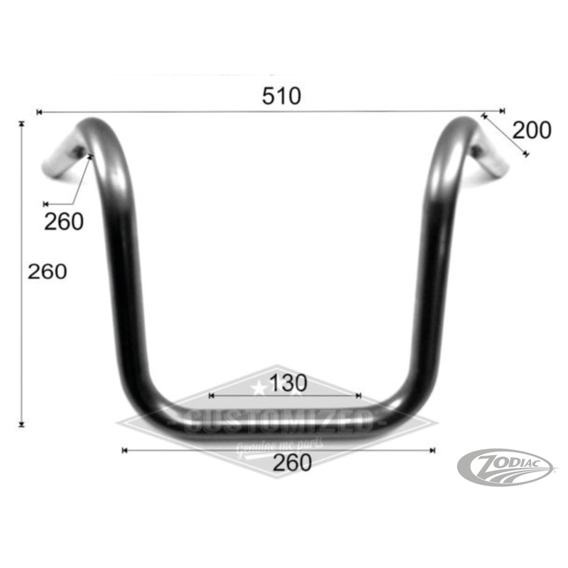 Westland Customs 7/8” (22mm) Diameter Drag Bars