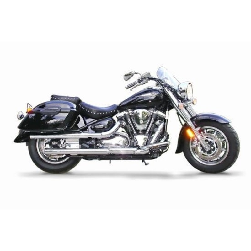 Yamaha Roadstar XV1600 XV1700 Exhaust samson 28” Straight Drag Slip-on 99-15 new