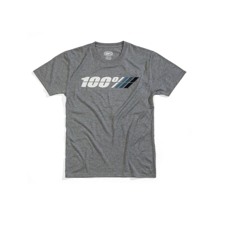 100% Motorrad Tech Tee Grey Heather