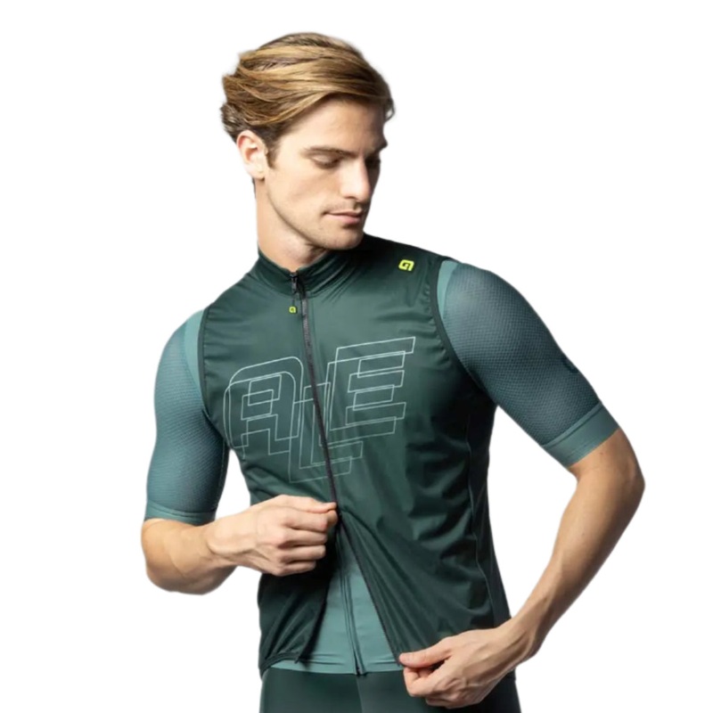 Ale Clothing Sauvage PR-E Cycle Vest Green