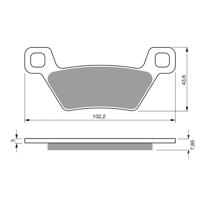 GOLDfren Brake Pads GF316 – K5