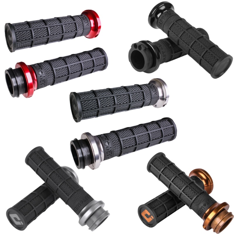 Hart-Luck Lock-on Grips For Harley-Davidson Cable Throttle