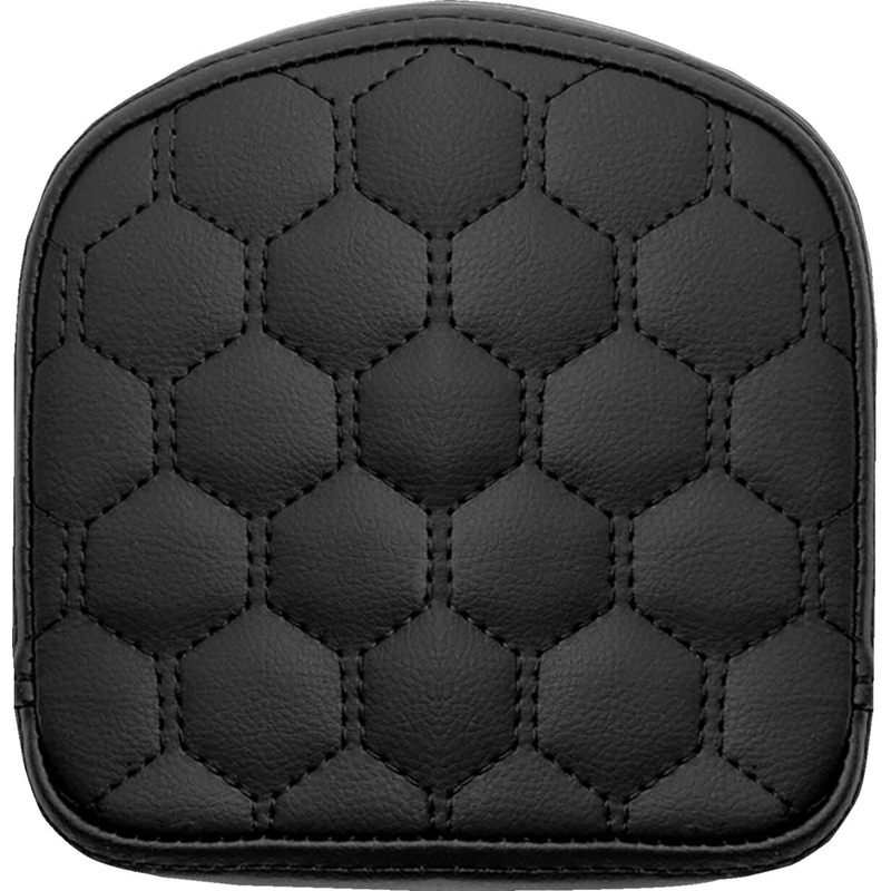 Sissy Bar Pad Short HC, Black Stitch