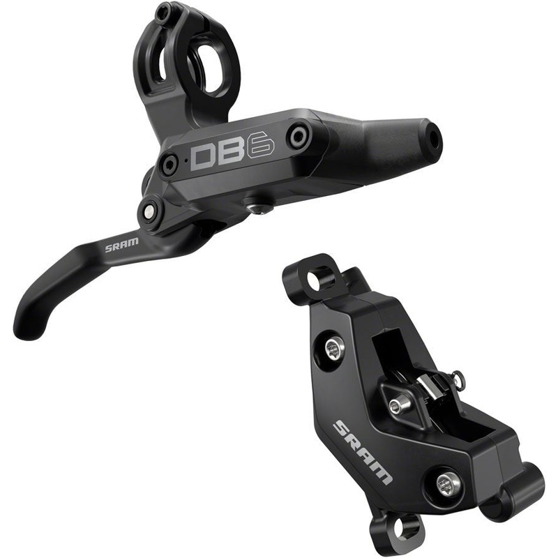 SRAM DB6 Disc Brake – Right Side Lever Works as Front or Rear – 2000mm Hose – 4-Piston – A1