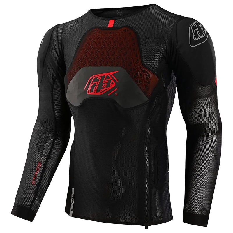 Troy Lee Designs Stage Ghost D3O Long Sleeves Base Layer T-Shirt Black