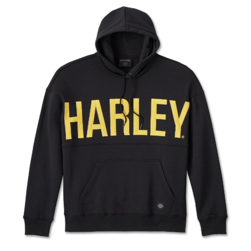 Harley-Davidson Men’s Harley Burner Pullover Hoodie – Harley Black 96408-24VM