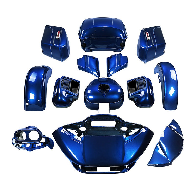 HR3 Superior Blue 2016RGU Complete Body Fairing Kit For Harley Road Glide Limited FLTRK 15-23