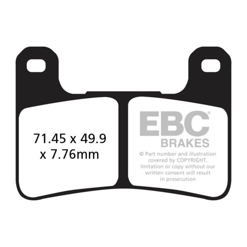 Brakes – FA379HH Fully Sintered – EBC (2 Set Front)