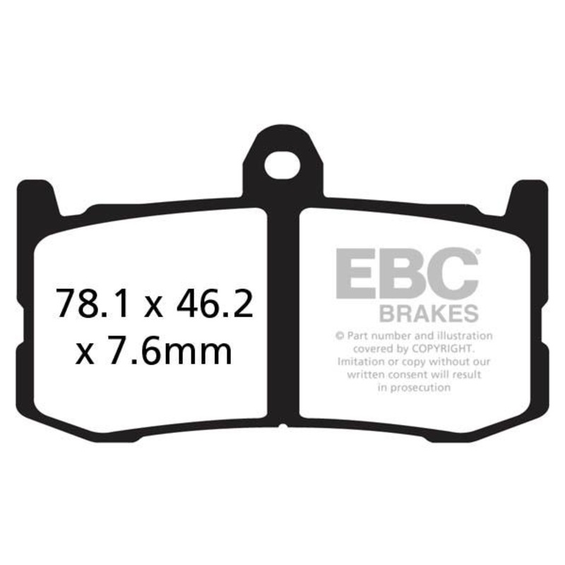 Brakes – FA491HH Fully Sintered – EBC (Front)
