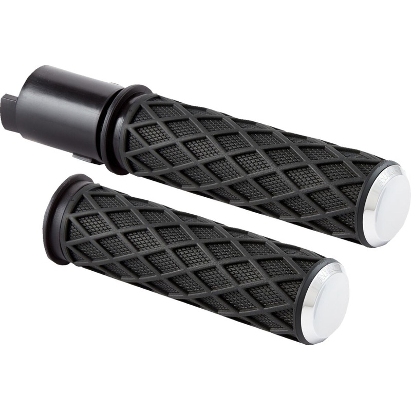 Diamond Grips, Chrome – 24+ Touring