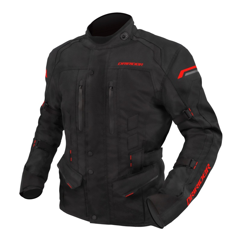 Dririder Compass 4 Jacket – Black / Red