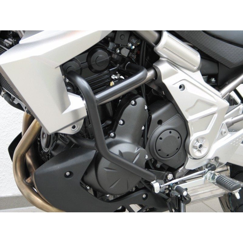 Kawasaki Versys 2010 Up Crashbars Compact Design Engine Guard Black Finish Magnum