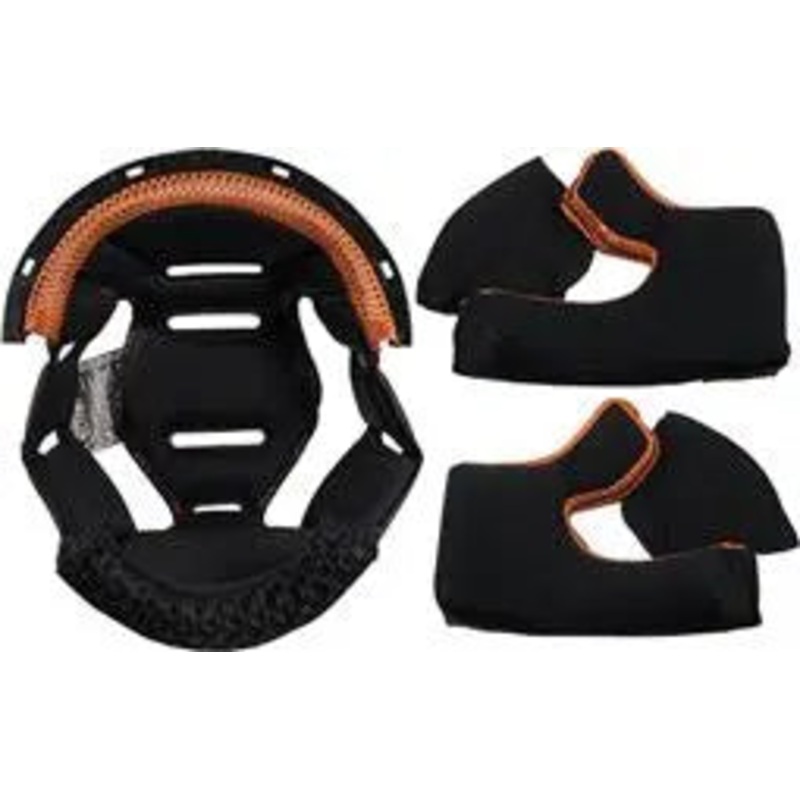 LS2 Replacement Liner Kit Black For MX436 Pioneer Helmets