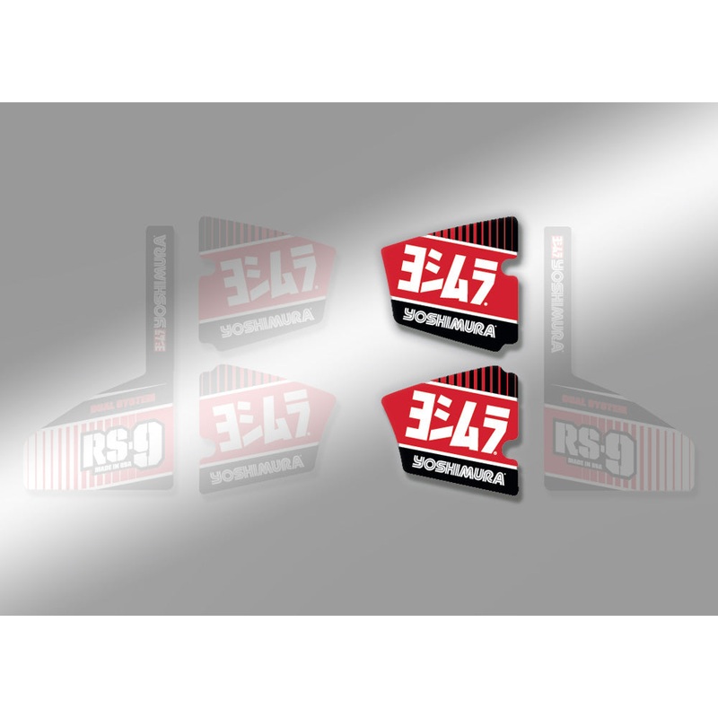 RS9 V2 END CAP DECAL RIGHT-HAND, 2PC