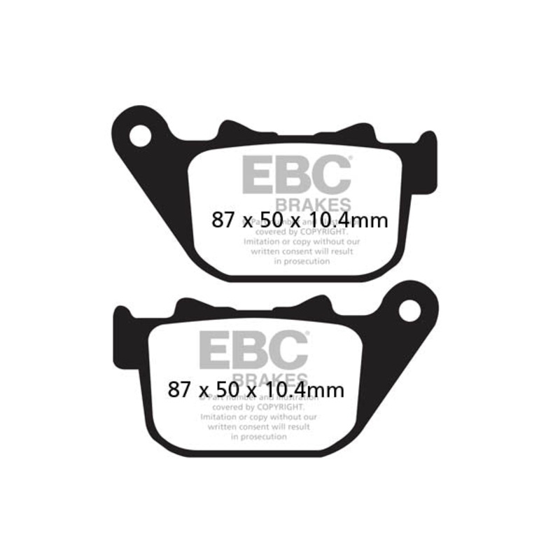 Brakes – FA387HH Fully Sintered – EBC (Rear)