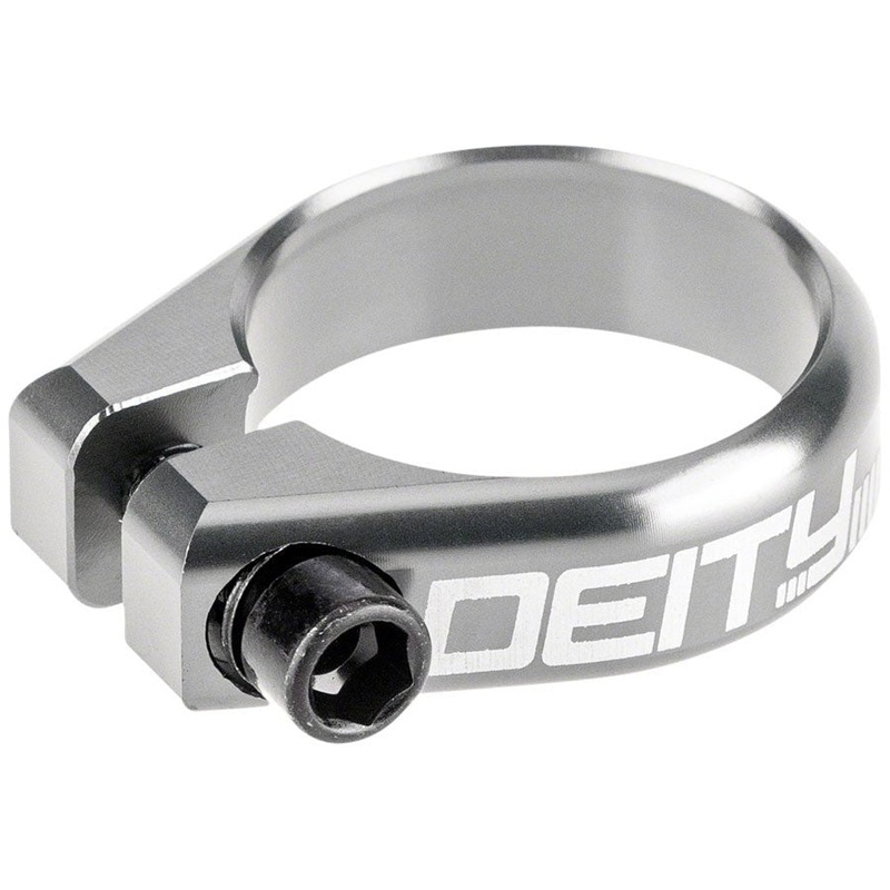 Deity Circuit Seatpost Clamp – 34.9mm – Platinum