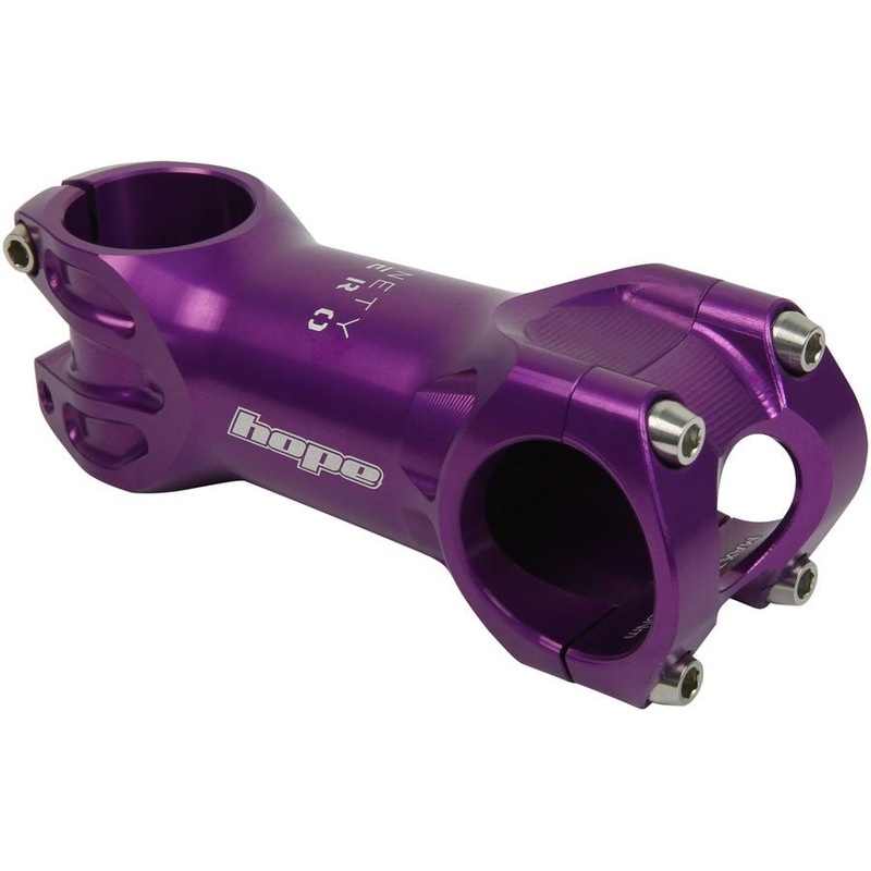 Hope XC Stem – 90mm 31.8 Clamp +/-0 1 1/8″ Purple