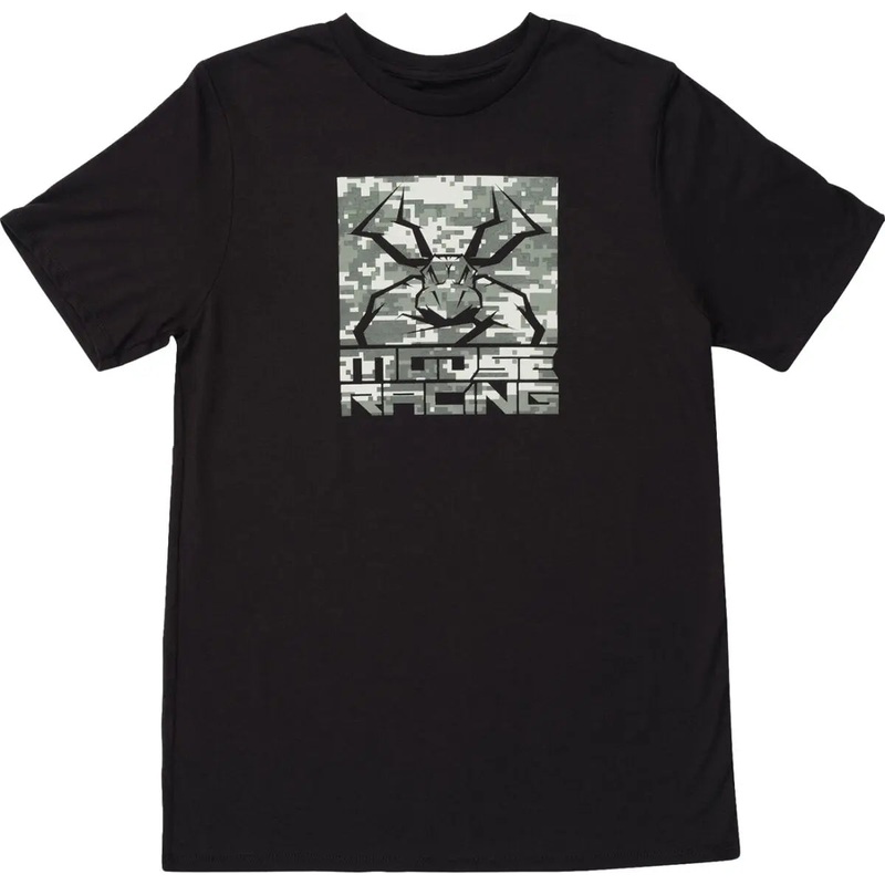 Moose Racing Agroid Youth T-Shirt Camo Black
