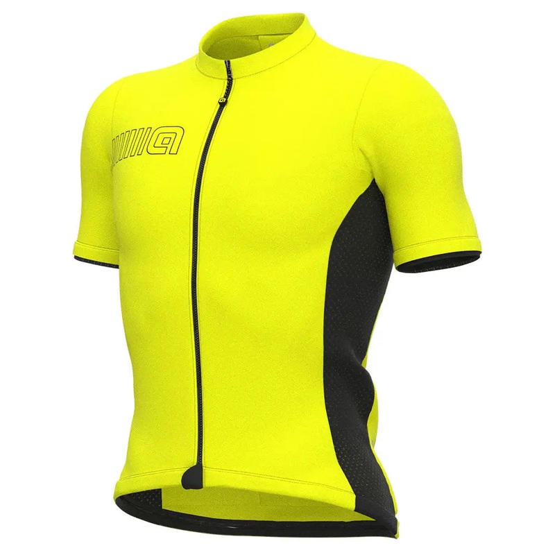 Ale Clothing Colour Block Pragma Short Sleeves Cycle Jersey Yellow