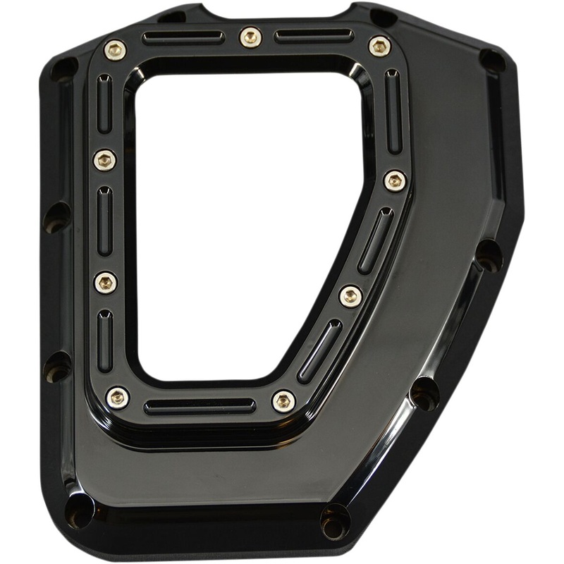 Assault Series CAM Cover With Window, Gloss Black – Twin Cam