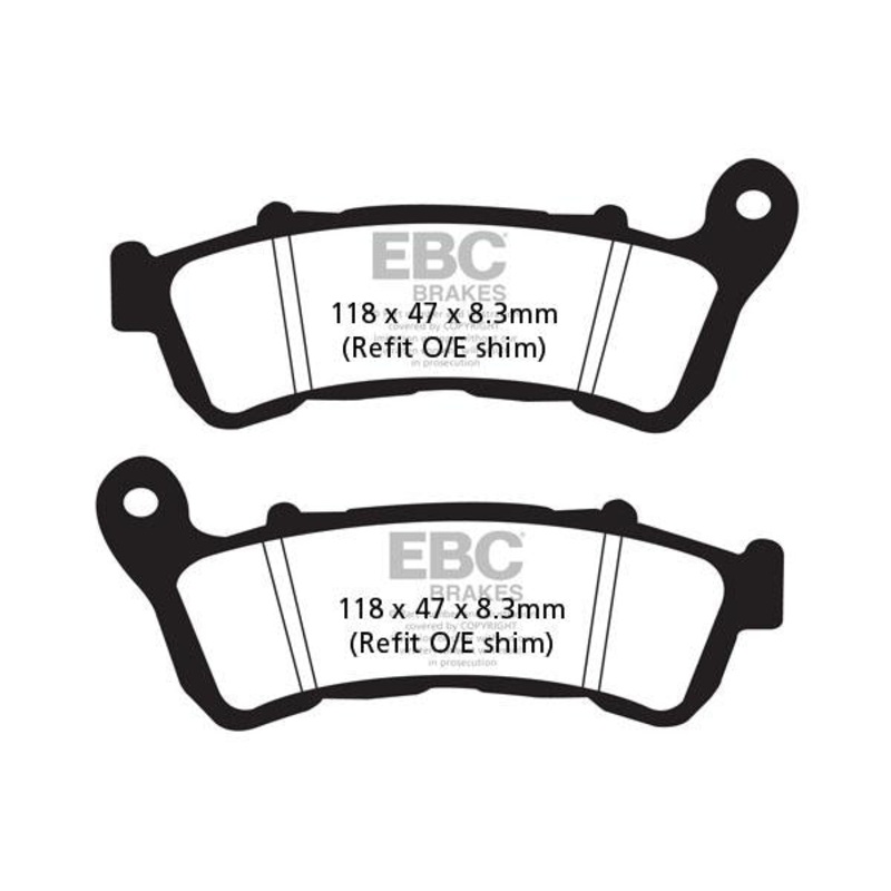 Brakes – FA388HH Fully Sintered – EBC (Front)