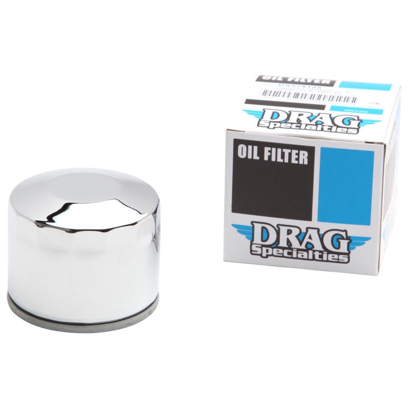 DRAG CHROME MAGNETIC RING OIL FILTER – 2.25″