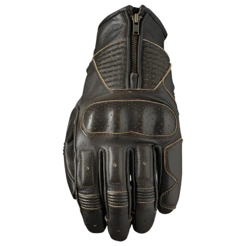 Five Kansas Leather Gloves Brown