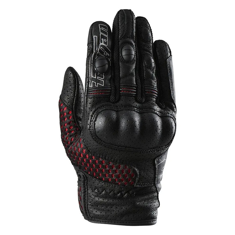 Furygan TD Air Leather Gloves Black / Red / White