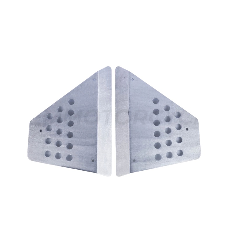 Set of 2 Side Plates in aluminum