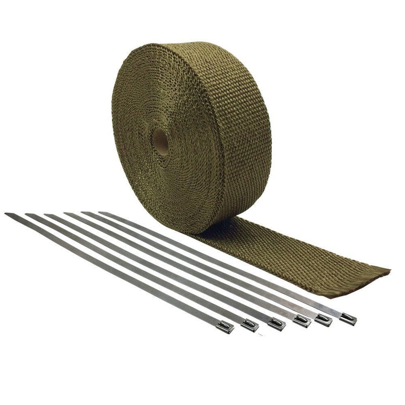 2″ Exhaust Header Heat Wrap – Titanium – 50FT
