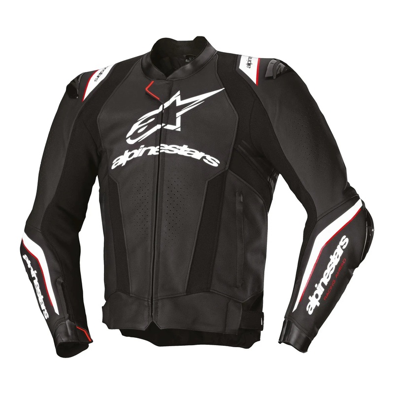 Alpinestars Missile V3 Ignition Leather Jacket Black / White