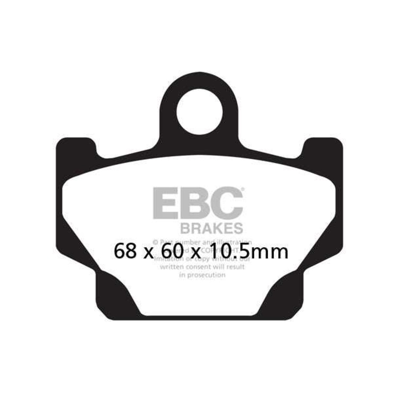 Brakes – FA081 Organic – EBC (Rear)