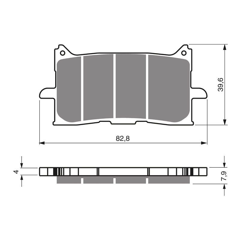 GOLDfren Brake Pads GF379 – K5