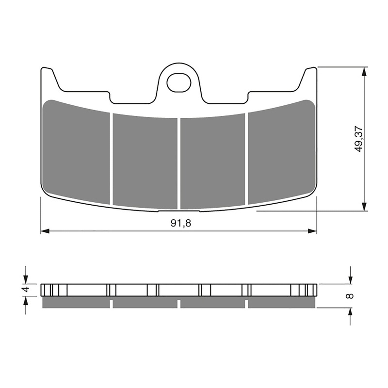 GOLDfren Brake Pads Sintered Sports GF270 – S3 ( PH305 )