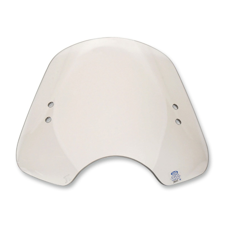 MEMPHIS SHADES – Replacement The Shooter Windshield Plastic – HANDLEBAR MOUNT SHIELDS FOR 5 3/4  7 HEADLIGHTS – Shooter Plastic