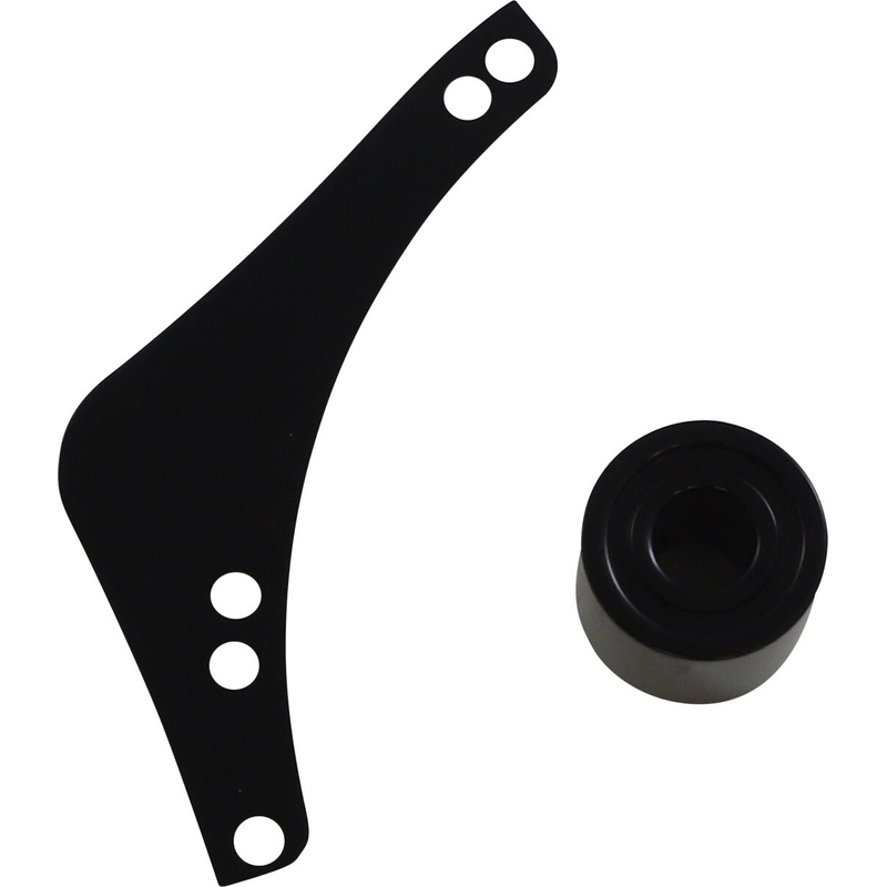 Replacement Left Breather Cover Plates: Inverted / Method Series, black – 17-23 Milwaukee 8