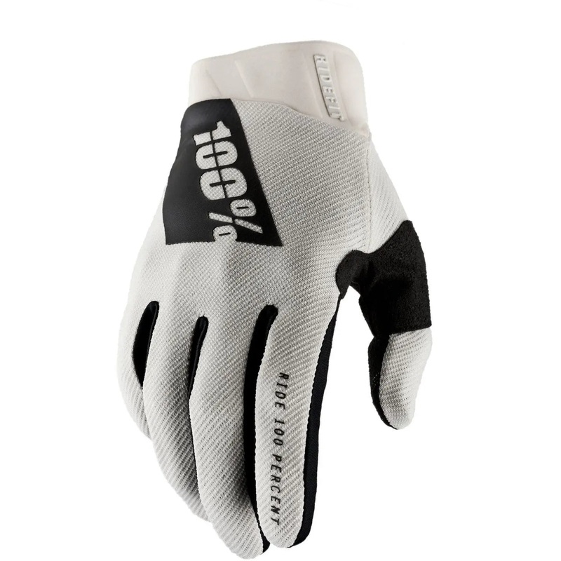 100% Ridefit Gloves Stone