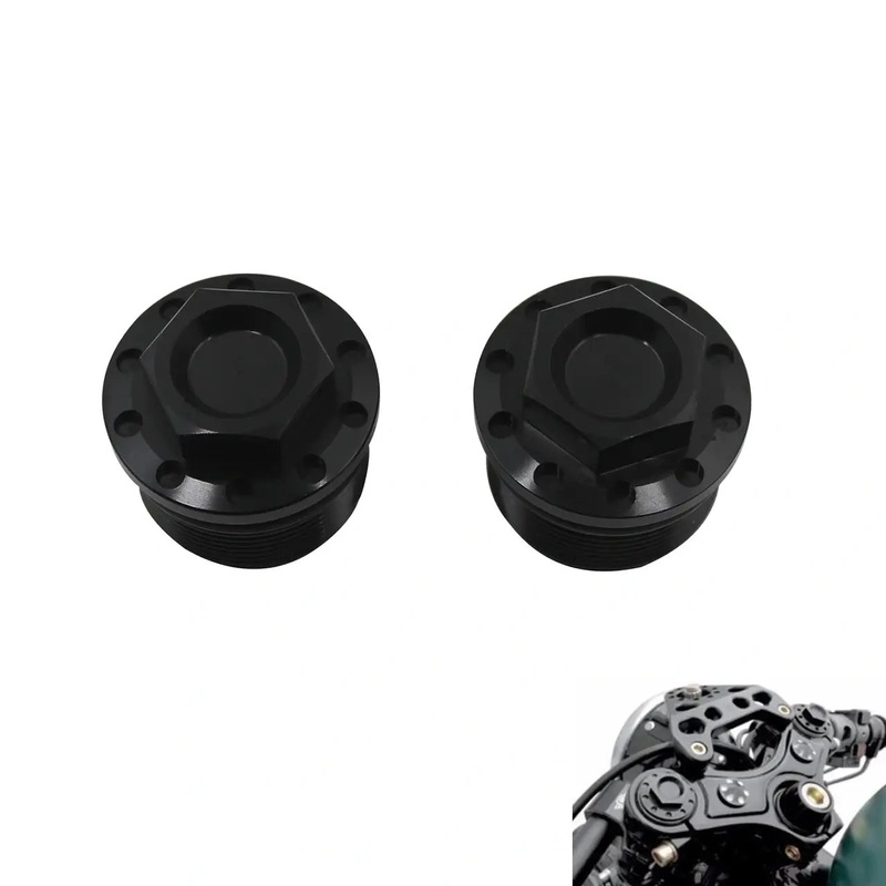 39mm Fork Tube Cap Bolt Fit For Sportster XL 1200 883 1987-2017 | Mactions